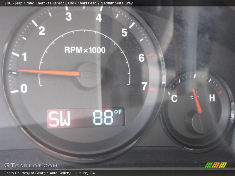 Dark Khaki Pearl / Medium Slate Gray 2006 Jeep Grand Cherokee Laredo