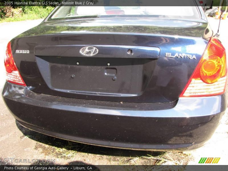 Moonlit Blue / Gray 2005 Hyundai Elantra GLS Sedan