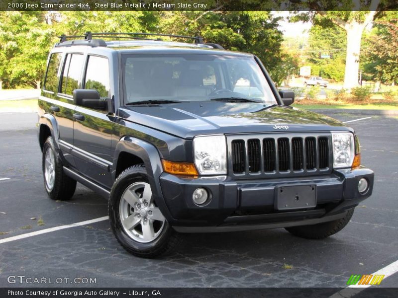 Steel Blue Metallic / Medium Slate Gray 2006 Jeep Commander 4x4