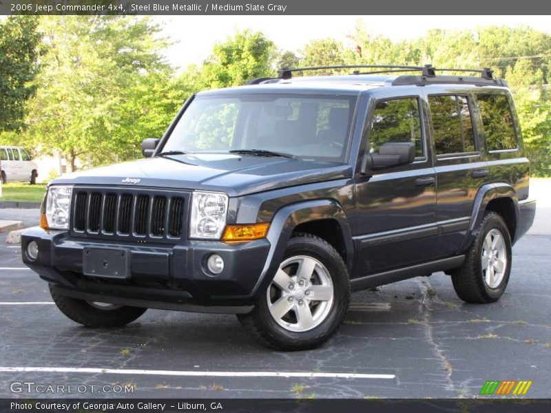 Steel Blue Metallic / Medium Slate Gray 2006 Jeep Commander 4x4