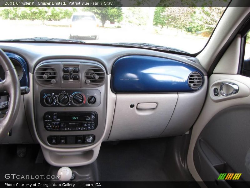 Patriot Blue Pearl / Gray 2001 Chrysler PT Cruiser Limited