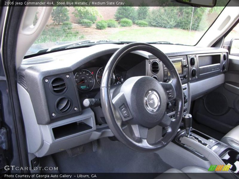 Steel Blue Metallic / Medium Slate Gray 2006 Jeep Commander 4x4