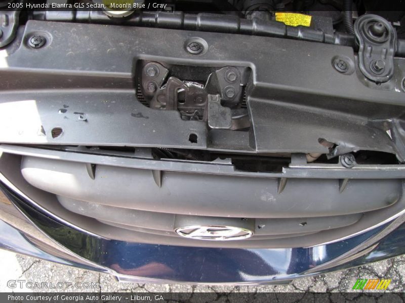 Moonlit Blue / Gray 2005 Hyundai Elantra GLS Sedan