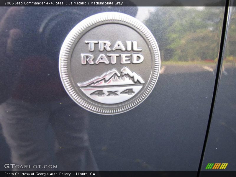 Steel Blue Metallic / Medium Slate Gray 2006 Jeep Commander 4x4