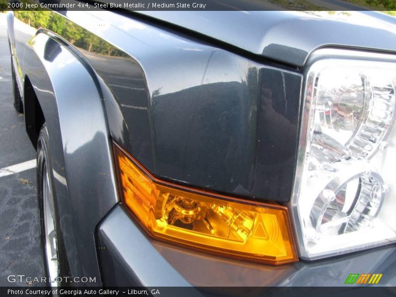 Steel Blue Metallic / Medium Slate Gray 2006 Jeep Commander 4x4