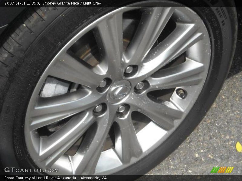 Smokey Granite Mica / Light Gray 2007 Lexus ES 350