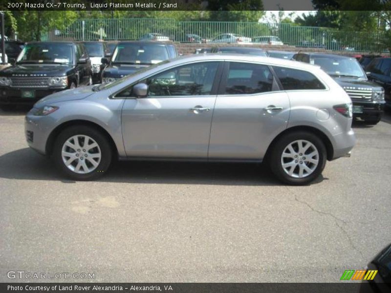Liquid Platinum Metallic / Sand 2007 Mazda CX-7 Touring