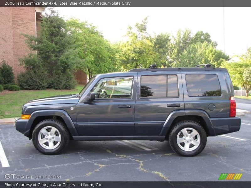 Steel Blue Metallic / Medium Slate Gray 2006 Jeep Commander 4x4