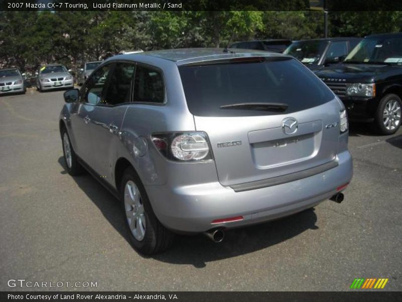 Liquid Platinum Metallic / Sand 2007 Mazda CX-7 Touring