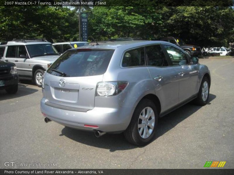 Liquid Platinum Metallic / Sand 2007 Mazda CX-7 Touring