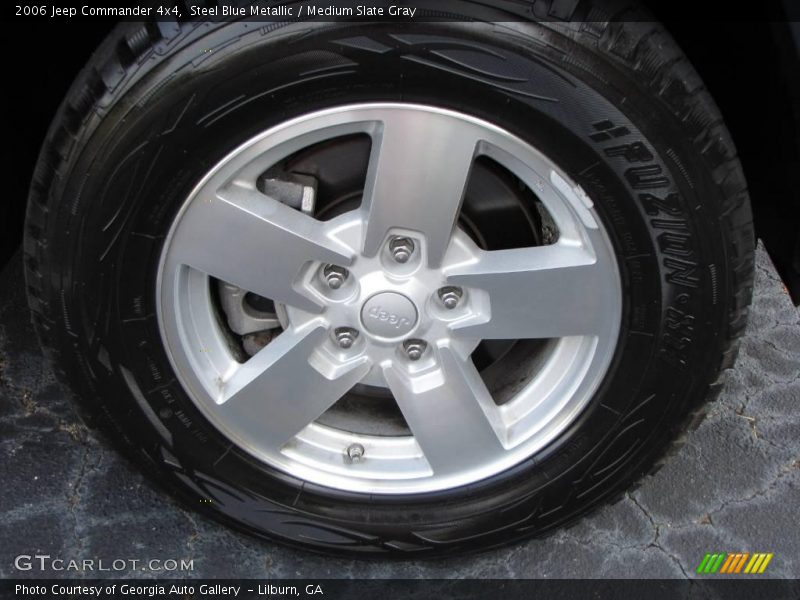Steel Blue Metallic / Medium Slate Gray 2006 Jeep Commander 4x4