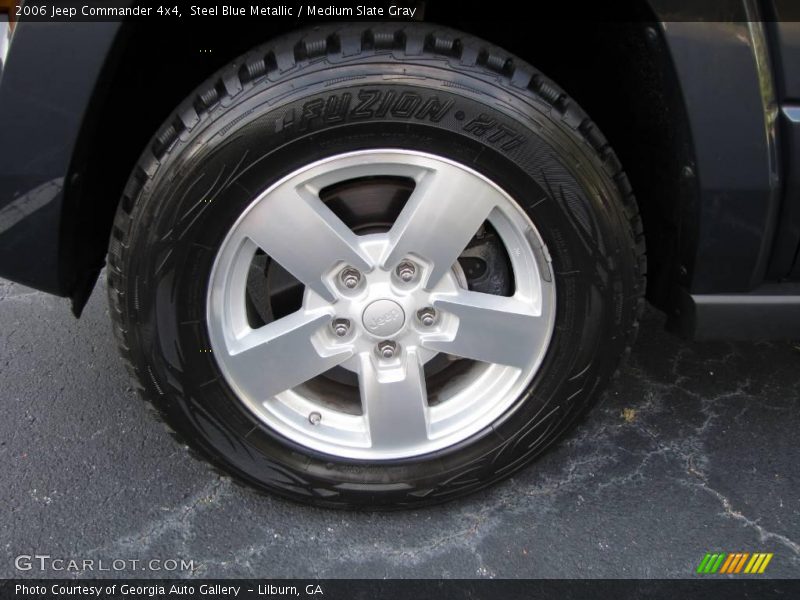 Steel Blue Metallic / Medium Slate Gray 2006 Jeep Commander 4x4