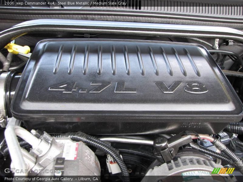 Steel Blue Metallic / Medium Slate Gray 2006 Jeep Commander 4x4