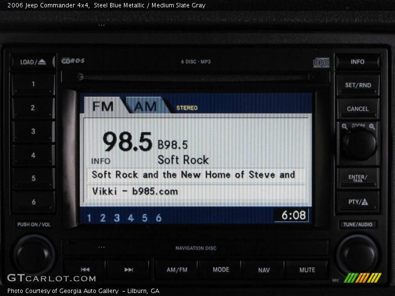 Steel Blue Metallic / Medium Slate Gray 2006 Jeep Commander 4x4