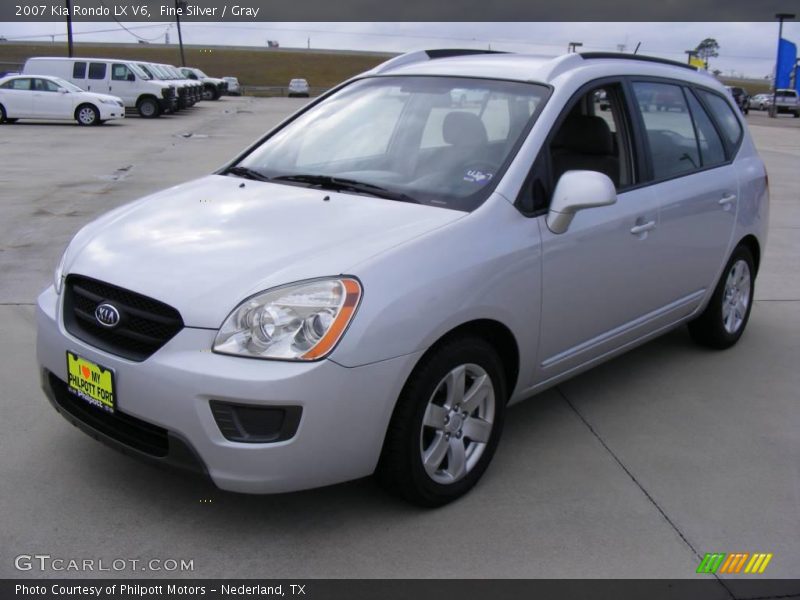 Fine Silver / Gray 2007 Kia Rondo LX V6
