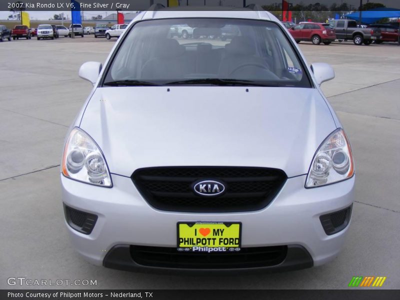 Fine Silver / Gray 2007 Kia Rondo LX V6