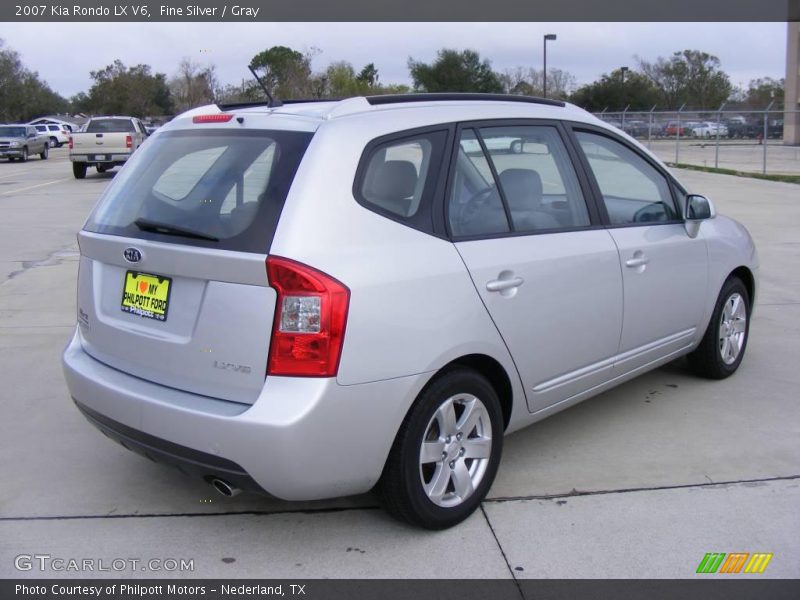 Fine Silver / Gray 2007 Kia Rondo LX V6