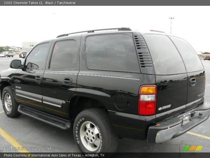 Black / Tan/Neutral 2003 Chevrolet Tahoe LS