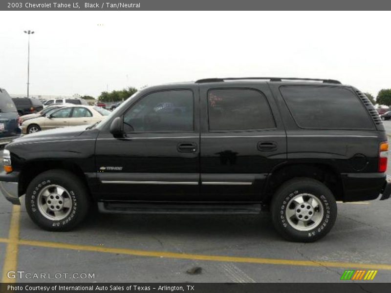 Black / Tan/Neutral 2003 Chevrolet Tahoe LS