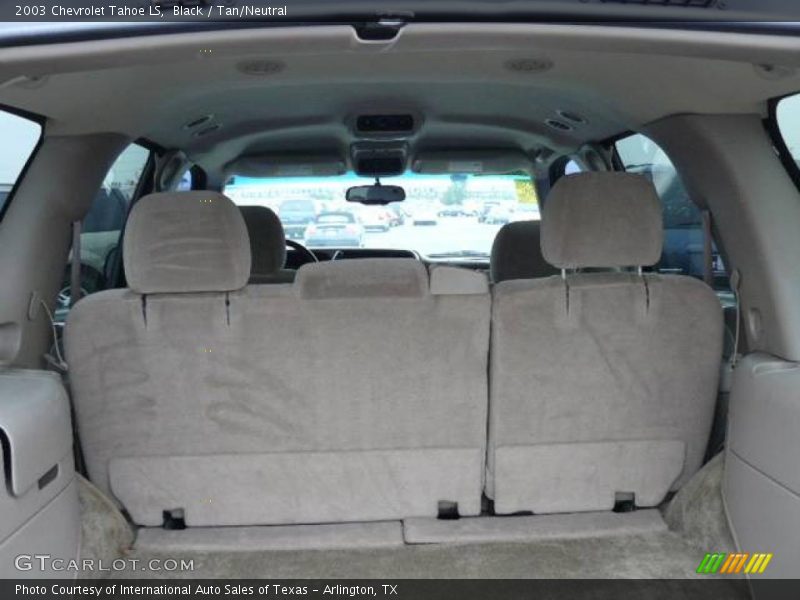 Black / Tan/Neutral 2003 Chevrolet Tahoe LS