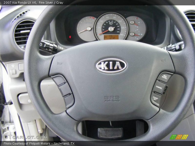 Fine Silver / Gray 2007 Kia Rondo LX V6