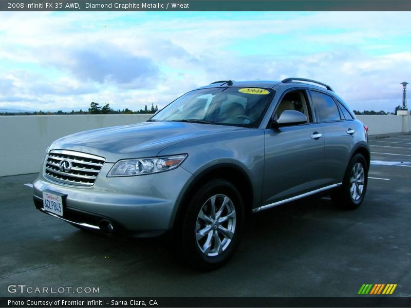 Diamond Graphite Metallic / Wheat 2008 Infiniti FX 35 AWD