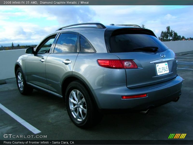 Diamond Graphite Metallic / Wheat 2008 Infiniti FX 35 AWD