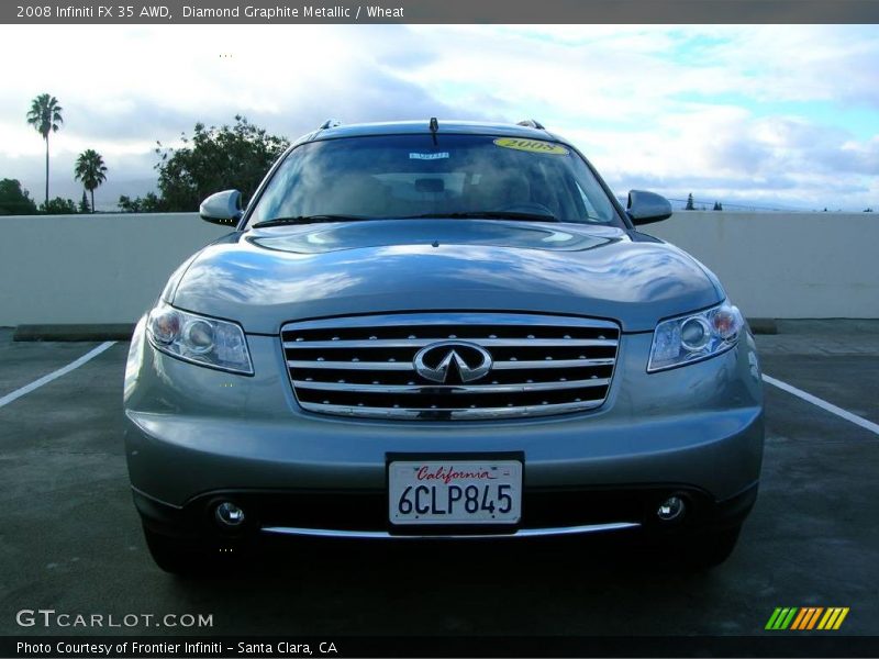 Diamond Graphite Metallic / Wheat 2008 Infiniti FX 35 AWD