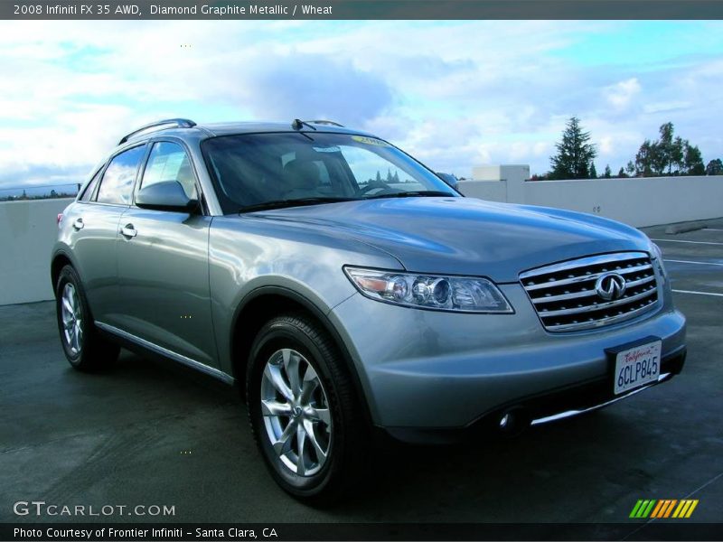 Diamond Graphite Metallic / Wheat 2008 Infiniti FX 35 AWD