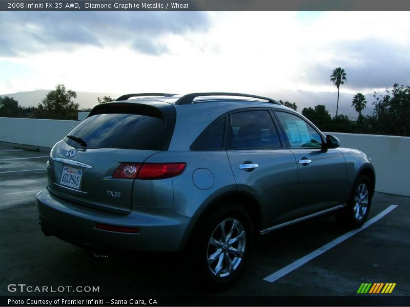 Diamond Graphite Metallic / Wheat 2008 Infiniti FX 35 AWD