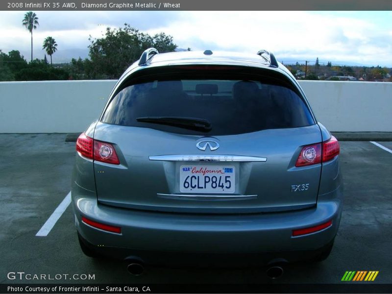 Diamond Graphite Metallic / Wheat 2008 Infiniti FX 35 AWD