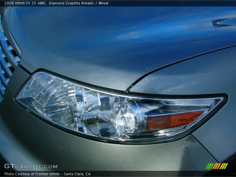 Diamond Graphite Metallic / Wheat 2008 Infiniti FX 35 AWD