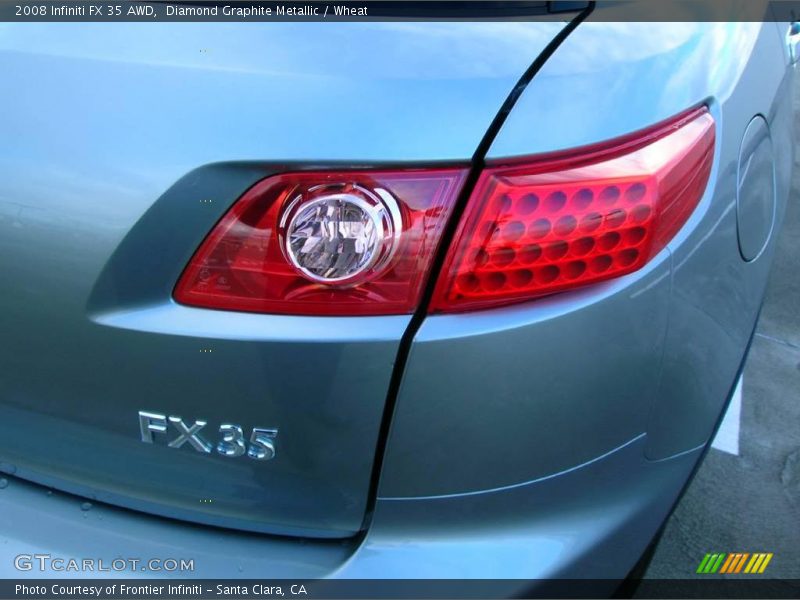 Diamond Graphite Metallic / Wheat 2008 Infiniti FX 35 AWD