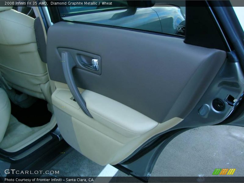 Diamond Graphite Metallic / Wheat 2008 Infiniti FX 35 AWD