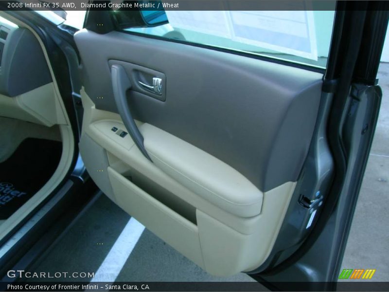 Diamond Graphite Metallic / Wheat 2008 Infiniti FX 35 AWD