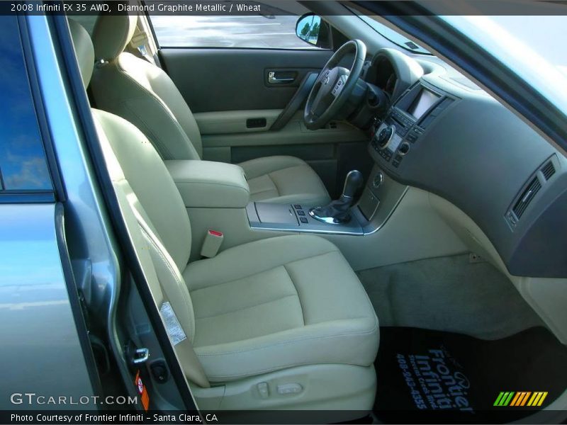 Diamond Graphite Metallic / Wheat 2008 Infiniti FX 35 AWD