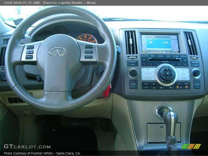 Diamond Graphite Metallic / Wheat 2008 Infiniti FX 35 AWD