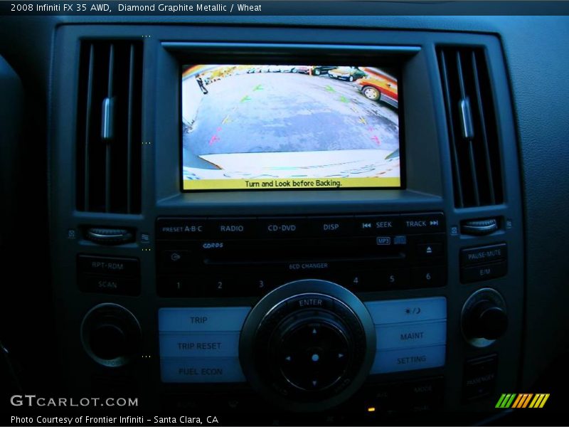 Diamond Graphite Metallic / Wheat 2008 Infiniti FX 35 AWD