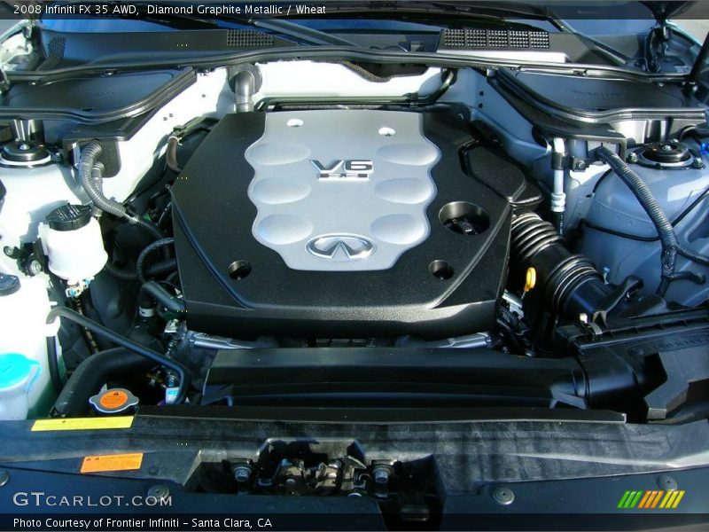 Diamond Graphite Metallic / Wheat 2008 Infiniti FX 35 AWD