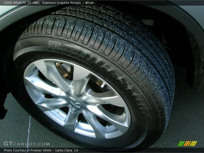 Diamond Graphite Metallic / Wheat 2008 Infiniti FX 35 AWD