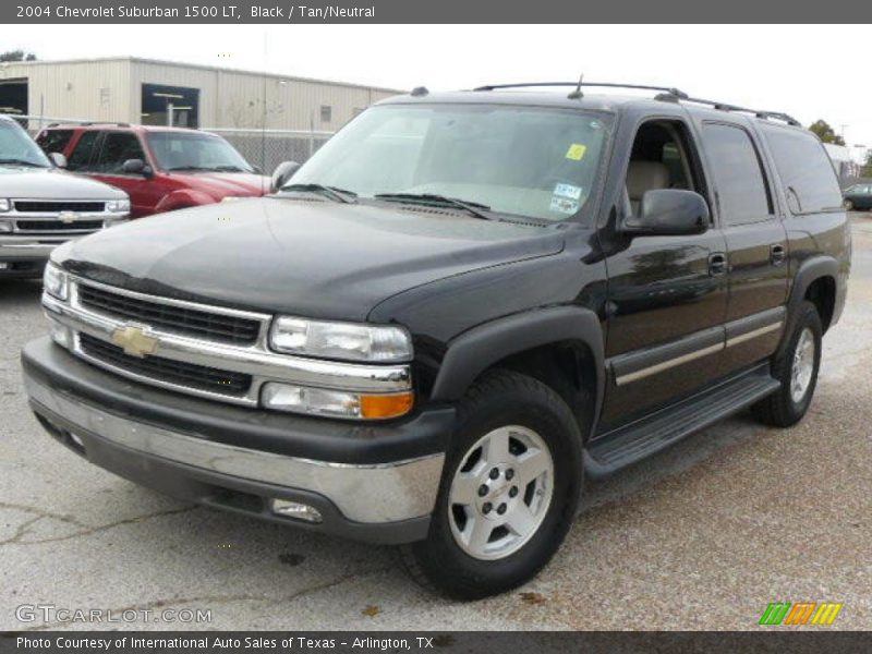 Black / Tan/Neutral 2004 Chevrolet Suburban 1500 LT