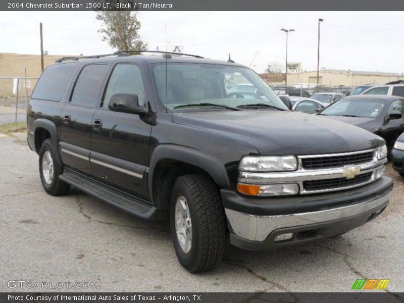 Black / Tan/Neutral 2004 Chevrolet Suburban 1500 LT