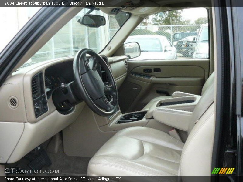 Black / Tan/Neutral 2004 Chevrolet Suburban 1500 LT