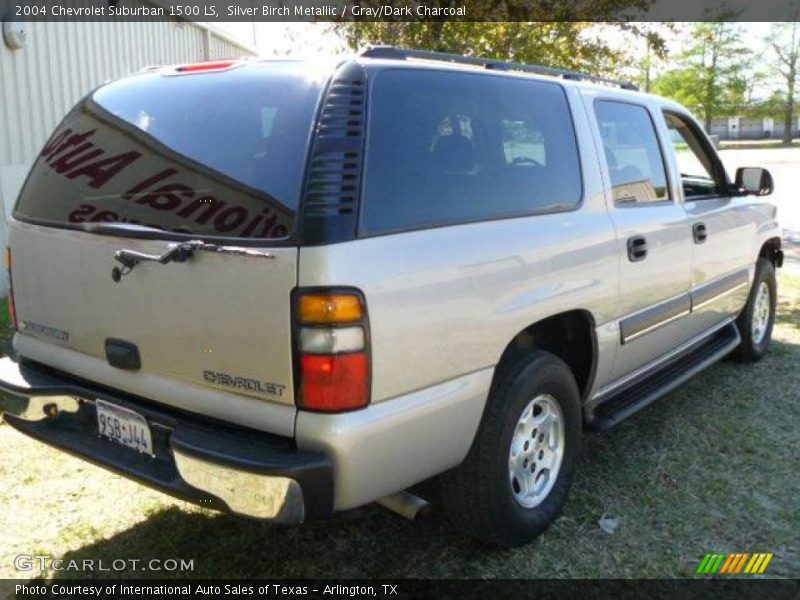 Silver Birch Metallic / Gray/Dark Charcoal 2004 Chevrolet Suburban 1500 LS
