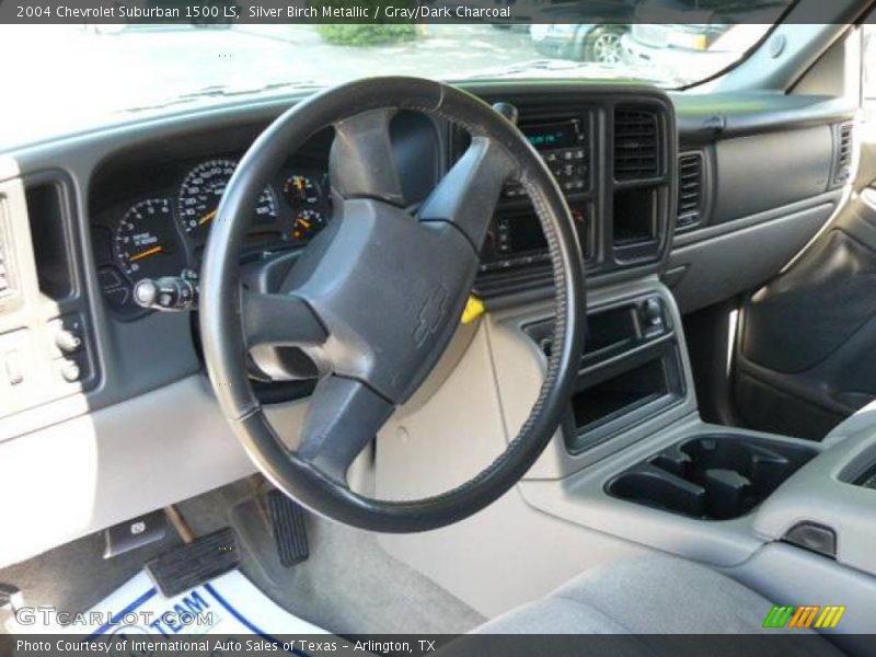 Silver Birch Metallic / Gray/Dark Charcoal 2004 Chevrolet Suburban 1500 LS