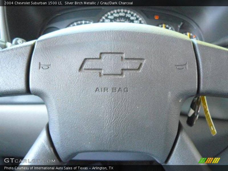 Silver Birch Metallic / Gray/Dark Charcoal 2004 Chevrolet Suburban 1500 LS