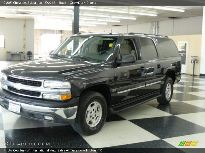 Black / Gray/Dark Charcoal 2005 Chevrolet Suburban 1500 LS