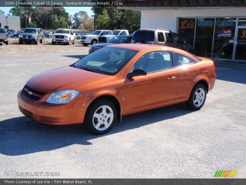 Sunburst Orange Metallic / Gray 2006 Chevrolet Cobalt LS Coupe