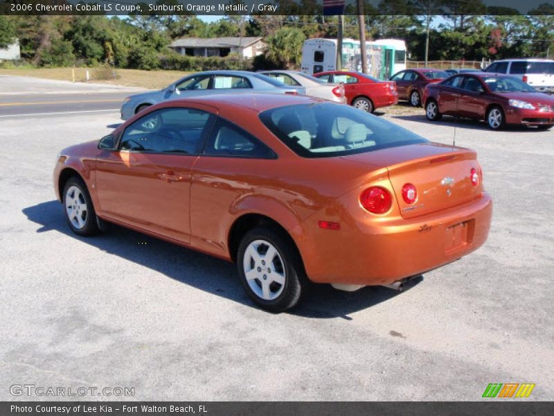 Sunburst Orange Metallic / Gray 2006 Chevrolet Cobalt LS Coupe