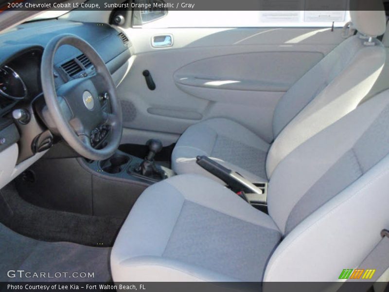 Sunburst Orange Metallic / Gray 2006 Chevrolet Cobalt LS Coupe